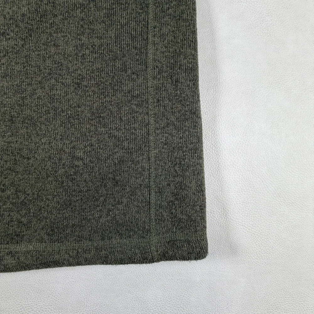 The North Face Mens XL Gordon Lyons Full Zip Fleece Vest Olive Green